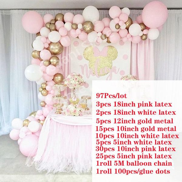 97pcs набор пастельный розовый шар garland arch kit anniversary birthday party украшения ballon взрослых baby shower девушки декор s8xn wmtb
97pcs набор пастельный розовый шар garland arch kit anniversary birthday party украшения ballon взрослых baby shower девушки декор s8xn wmtb