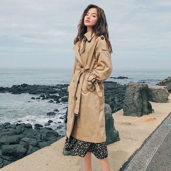 fashion brand new women trench coat long double-breasted belt blue khaki lady clothes autumn spring outerwear oversize quality 1031, Tan;black
fashion brand new women trench coat long double-breasted belt blue khaki lady clothes autumn spring outerwear oversize quality 1031, Tan;black