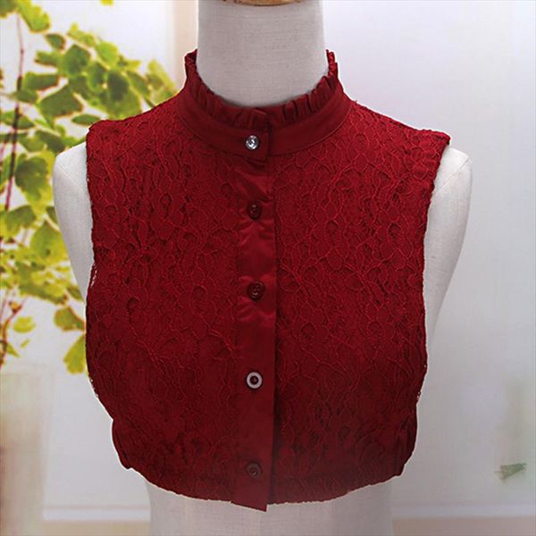 woman fake collars fake collar female detachable vest blouse false stand new lace hollow shirt female fake wine red sweater, White
woman fake collars fake collar female detachable vest blouse false stand new lace hollow shirt female fake wine red sweater, White