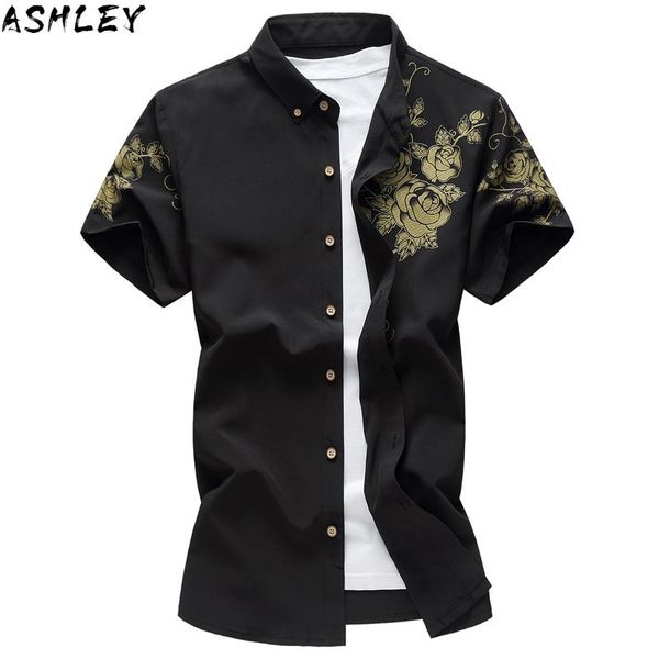 men's casual shirts silk cotton shirt 2021 summer fashion printed short sleeve slim business size -7xl, White;black
men's casual shirts silk cotton shirt 2021 summer fashion printed short sleeve slim business size -7xl, White;black