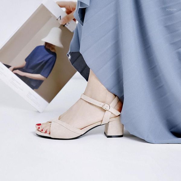 ymechic 2020 summer black beige suede high heel sandals block heels female shoes special peep toe design daily lady sandal 101
ymechic 2020 summer black beige suede high heel sandals block heels female shoes special peep toe design daily lady sandal 101