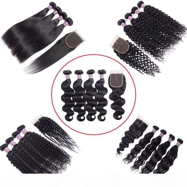 brazilian virgin straight hair bundles with closure curly deep wave human hair bundles unprocessed indian body water wave hair extensions, Black;brown
brazilian virgin straight hair bundles with closure curly deep wave human hair bundles unprocessed indian body water wave hair extensions, Black;brown