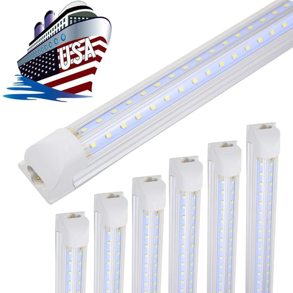 8ft led shop light fixture, v shape t8 integrated 8 foot tube lights, 6500k cold white, high output tubes light, double sided for garage, wa
8ft led shop light fixture, v shape t8 integrated 8 foot tube lights, 6500k cold white, high output tubes light, double sided for garage, wa