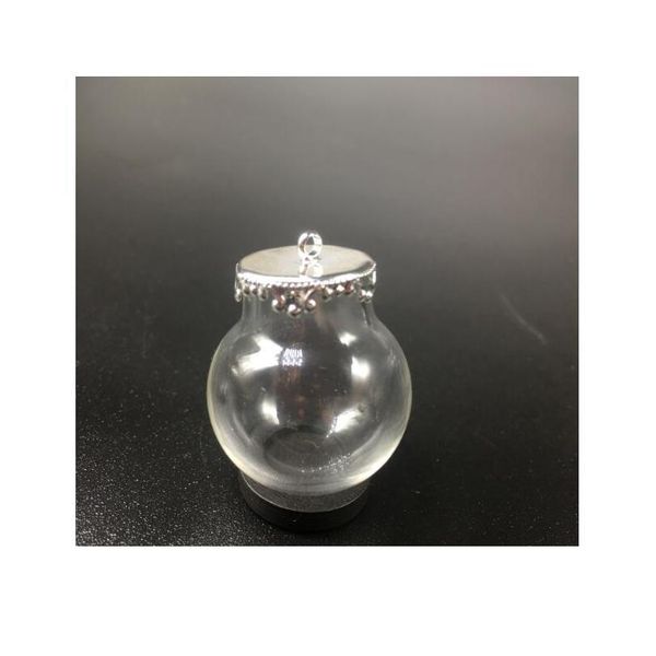 500sets 25x15mm glass globe with silver/bronze/gold metal crown base tray jewelry necklace hollow glass orbs diy wishing jllugx, Black
500sets 25x15mm glass globe with silver/bronze/gold metal crown base tray jewelry necklace hollow glass orbs diy wishing jllugx, Black