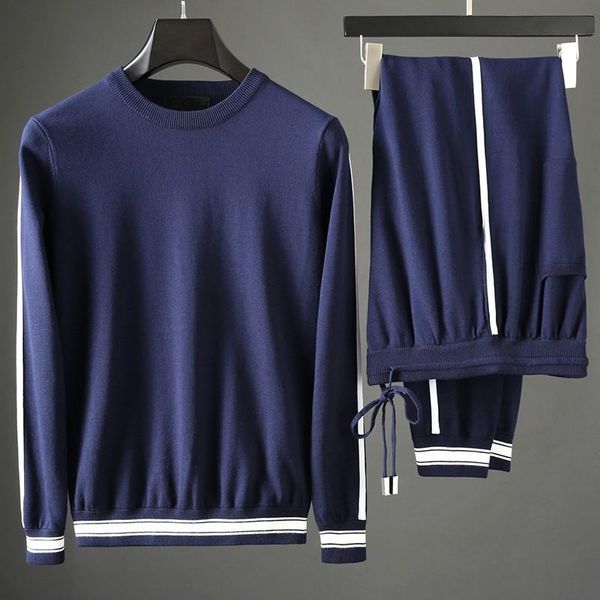minglu mens sets (sweater+pants) luxury contrast color round collar casual sport male suits fashion slim fit man pants 3xl, Gray
minglu mens sets (sweater+pants) luxury contrast color round collar casual sport male suits fashion slim fit man pants 3xl, Gray