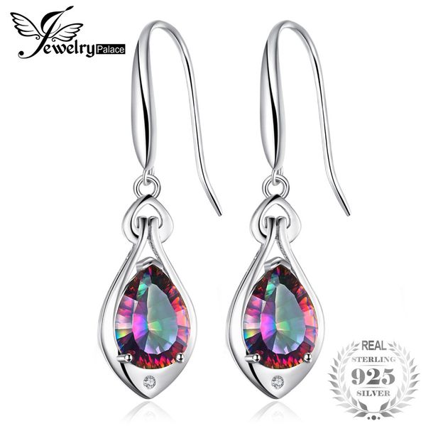 jewelrypalace 6.8ct natural rainbow mystic z drop earrings authentic 925 sterling silver fine jewelry earrings for women 201223, Golden;silver
jewelrypalace 6.8ct natural rainbow mystic z drop earrings authentic 925 sterling silver fine jewelry earrings for women 201223, Golden;silver