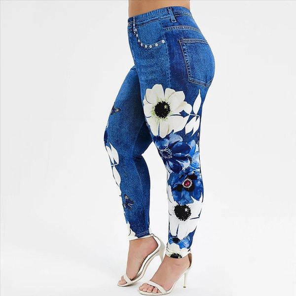 25 leggings women flower print plus size leggins imitation cowboy legging elasticity slim cropped pants drop shipping, Black
25 leggings women flower print plus size leggins imitation cowboy legging elasticity slim cropped pants drop shipping, Black