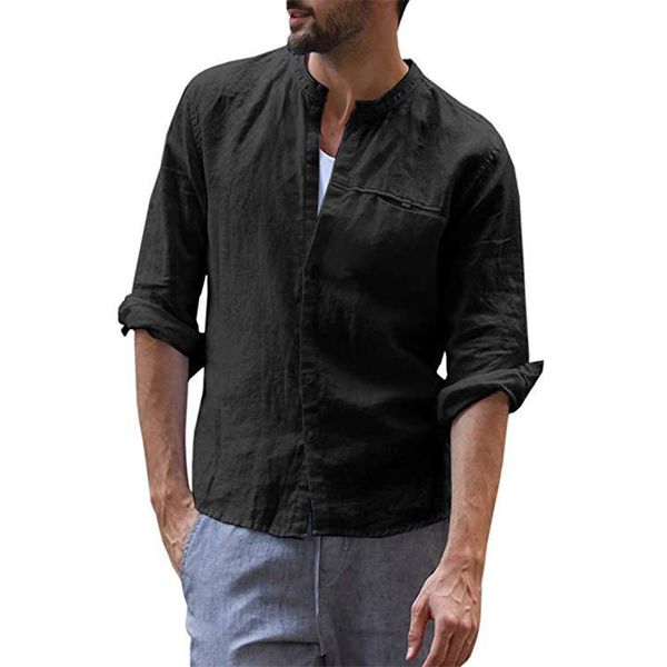 2021 brand new fashion spring summer casual men's shirt cotton long sleeve striped slim fit stand collar shirts men m-3xl y9q0, White;black
2021 brand new fashion spring summer casual men's shirt cotton long sleeve striped slim fit stand collar shirts men m-3xl y9q0, White;black