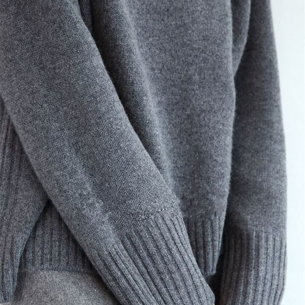 new thick 2021 female sweater big turtleneck lazy fashion loose and versatile women's knitting a4ln, White;black
new thick 2021 female sweater big turtleneck lazy fashion loose and versatile women's knitting a4ln, White;black