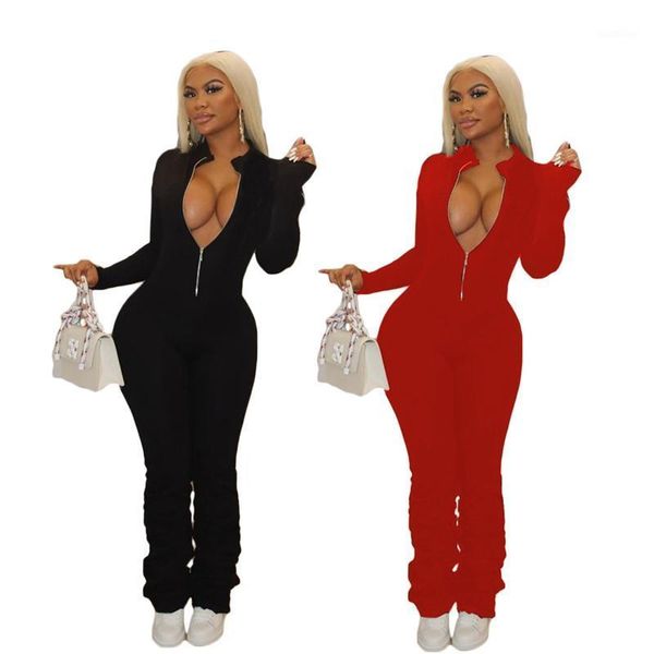 zkyzwx long sleeve bodycon rompers womens jumpsuit fall winter clothes stacked pants one piece club outfit body overalls1, Black;white
zkyzwx long sleeve bodycon rompers womens jumpsuit fall winter clothes stacked pants one piece club outfit body overalls1, Black;white