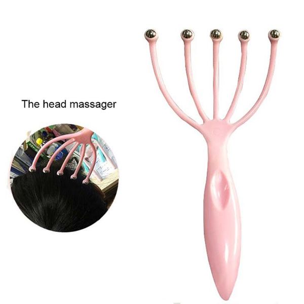 1pcs five finger head relax massager hair held spa scalp neck stress relief massage release head physician steel ball massager
1pcs five finger head relax massager hair held spa scalp neck stress relief massage release head physician steel ball massager