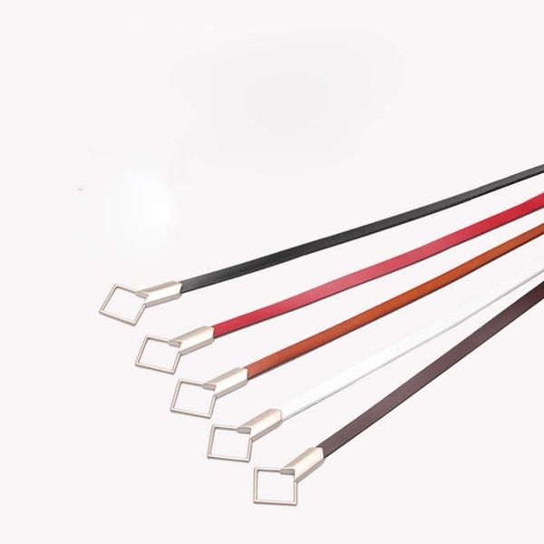 new women's korean version of the leather thin belt ladies wild non-porous knotted leather belt, Black;brown
new women's korean version of the leather thin belt ladies wild non-porous knotted leather belt, Black;brown