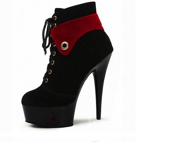 2020 front super waterproof 6-inch high heel with colour suede combining low stiletto boots 5jox, Black
2020 front super waterproof 6-inch high heel with colour suede combining low stiletto boots 5jox, Black