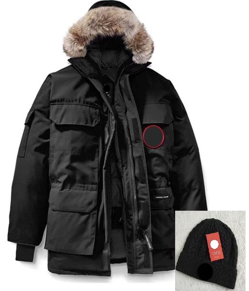 new designer jackets hat set mens jacket womens wolf fur down parkas wool bomber windbreaker winter warm thick coat casual outerwear outdoor, Black
new designer jackets hat set mens jacket womens wolf fur down parkas wool bomber windbreaker winter warm thick coat casual outerwear outdoor, Black