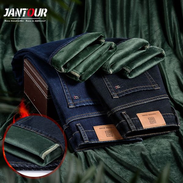 winter thick fleece jeans men cotton loose straight warm elastic denim black pants mens big size 28-40 q0105, Black;white
winter thick fleece jeans men cotton loose straight warm elastic denim black pants mens big size 28-40 q0105, Black;white