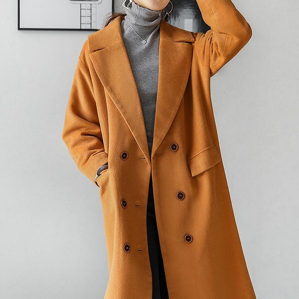 winter comfortable solid work style vintage elegant cute outdoor travel double-breasted office long a-line trench, Tan;black
winter comfortable solid work style vintage elegant cute outdoor travel double-breasted office long a-line trench, Tan;black