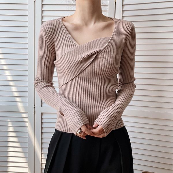 2021 new spring cross design slim stretch knitted fashion sweater casual women pullovers pull femme z59o, White
2021 new spring cross design slim stretch knitted fashion sweater casual women pullovers pull femme z59o, White