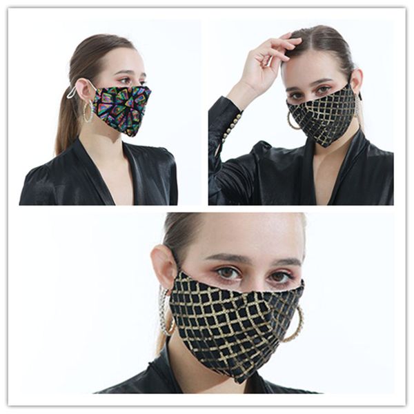 fashion sequins masks womens black face mask bling colored sequined reusable dustproof cycling face cover adults casual mouth-muffle ly10262
fashion sequins masks womens black face mask bling colored sequined reusable dustproof cycling face cover adults casual mouth-muffle ly10262