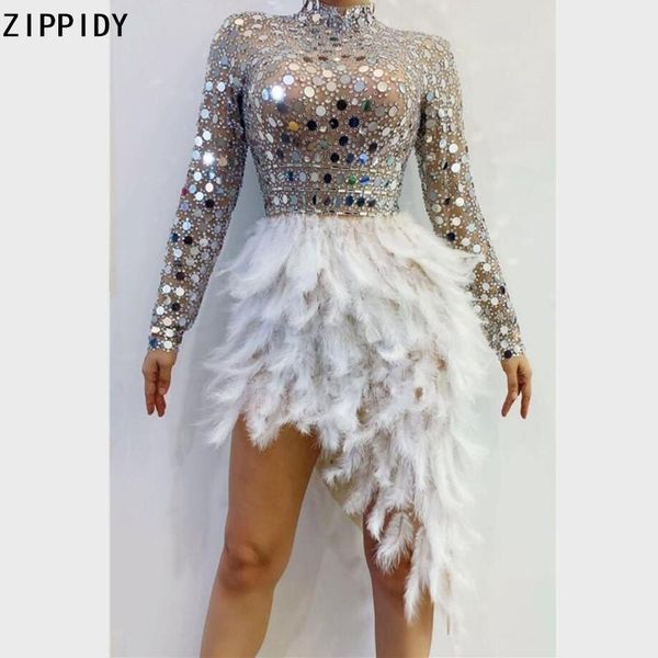 stage wear feather silver sequins rhinestones mesh dress female singer mini women's birthday celebrate bling, Black;red
stage wear feather silver sequins rhinestones mesh dress female singer mini women's birthday celebrate bling, Black;red