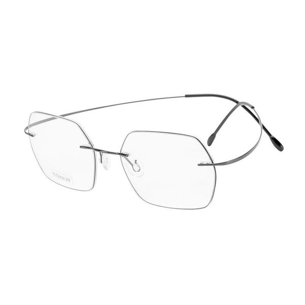 fashion sunglasses frames b titanium glasses frame women design rimless optical eyeglasses prescription eyewear geometric shape, Black
fashion sunglasses frames b titanium glasses frame women design rimless optical eyeglasses prescription eyewear geometric shape, Black