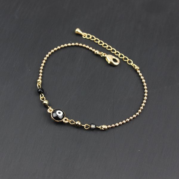 women's fashion bracelet creative eyes double-sided oil dripping cut bead chain hand jewelry women's fashion braceletbracelet crea, Golden;silver
women's fashion bracelet creative eyes double-sided oil dripping cut bead chain hand jewelry women's fashion braceletbracelet crea, Golden;silver