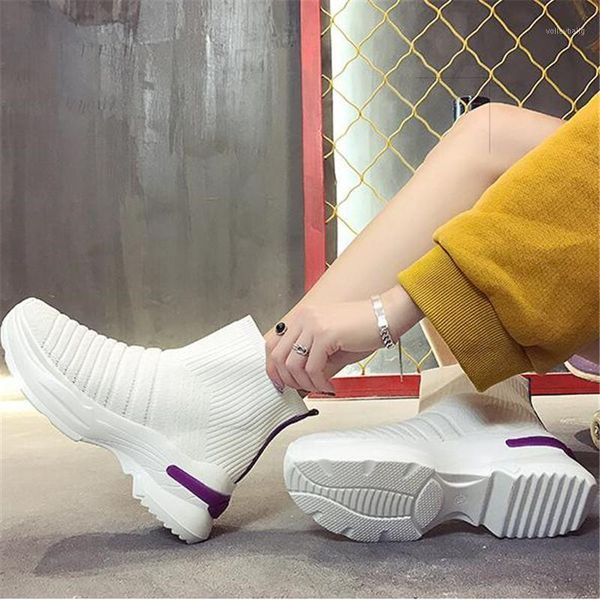 lady sock sneakers women ankle boots knit upper breathable shoes sock boots woman chunky shoes high walking trainers black1, Black
lady sock sneakers women ankle boots knit upper breathable shoes sock boots woman chunky shoes high walking trainers black1, Black