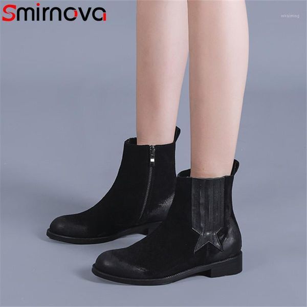 boots smirnova plus size 34-44 cow suede leather women slip on handmade vintage low heel autumn shoes ankle boots1, Black
boots smirnova plus size 34-44 cow suede leather women slip on handmade vintage low heel autumn shoes ankle boots1, Black