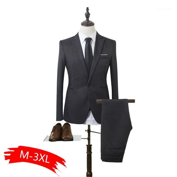 men's suits & blazers 2021 arrvial spring autumn suit men with pants for wedding slim button pure color dress blazer trajes hombre vest, White;black
men's suits & blazers 2021 arrvial spring autumn suit men with pants for wedding slim button pure color dress blazer trajes hombre vest, White;black