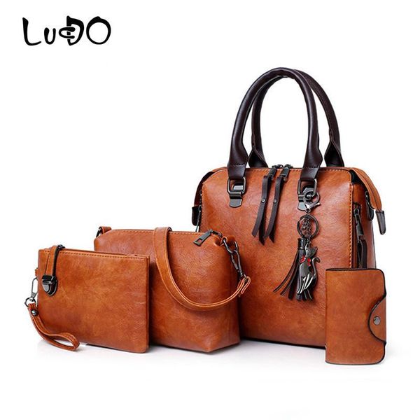 lucdo 4шт роскошные сумки женщин леди моды сумки на ремне сумки конструктора tote женщины кожа pu плеча сумки sac
lucdo 4шт роскошные сумки женщин леди моды сумки на ремне сумки конструктора tote женщины кожа pu плеча сумки sac
