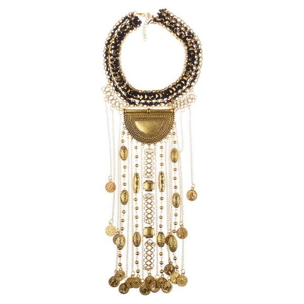 bk fashion metal chokers jewelry neck bib collar torques long chain tassels statement necklaces pendants women gift, Golden;silver
bk fashion metal chokers jewelry neck bib collar torques long chain tassels statement necklaces pendants women gift, Golden;silver