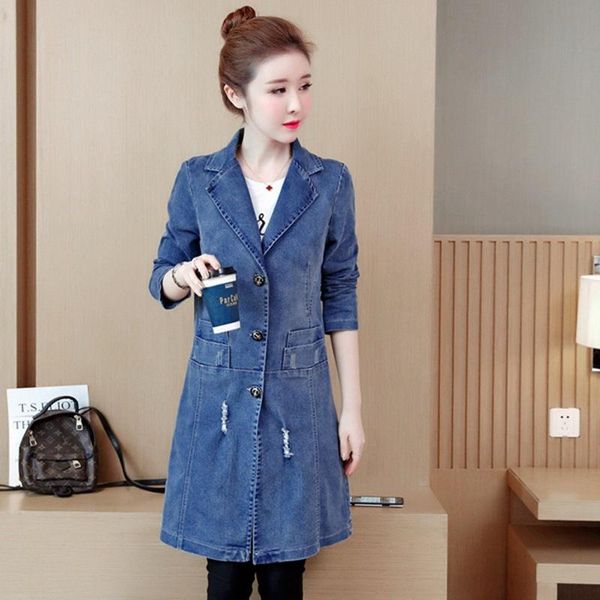 women's trench coats 5xl denim jacket mid-length spring and autumn fashion casual korean shirt embroidery slim jeans windbreaker coat r, Tan;black
women's trench coats 5xl denim jacket mid-length spring and autumn fashion casual korean shirt embroidery slim jeans windbreaker coat r, Tan;black
