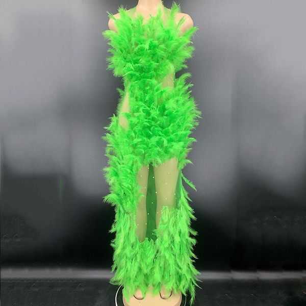 stage wear green rhinestone feather transparent long dress birthday celebrate outfit bar women dancer prom party singer dresses dt2952, Black;red
stage wear green rhinestone feather transparent long dress birthday celebrate outfit bar women dancer prom party singer dresses dt2952, Black;red