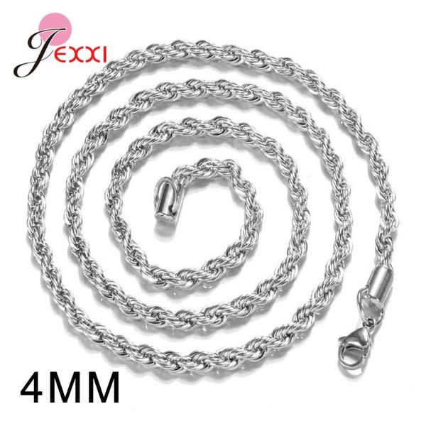 chains punk style 925 sterling silver 4mm thickness chain necklace lobster clasp diy neckalces accessories length 16-30 inches
chains punk style 925 sterling silver 4mm thickness chain necklace lobster clasp diy neckalces accessories length 16-30 inches