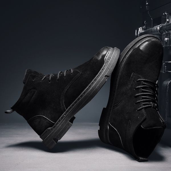 2020 new martin boots mens high-autumn 2020 new work clothes boots mid-korean style breathable trendy british style military boots m, Black
2020 new martin boots mens high-autumn 2020 new work clothes boots mid-korean style breathable trendy british style military boots m, Black
