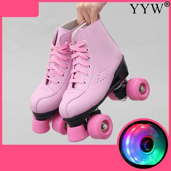 inline & roller skates pink artificial leather women men 2 line skate shoes double patines black pu 4 wheels patin1
inline & roller skates pink artificial leather women men 2 line skate shoes double patines black pu 4 wheels patin1