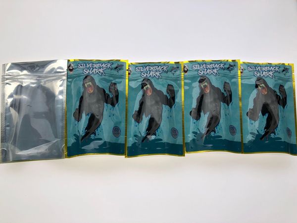 Silverback Shark Shark Bakery Jokes Up Smell-proof Resealable Cookies California Sf 8th 3.5-7g Mylar Childproof Bags Touch Skin Runtz Wmtggc