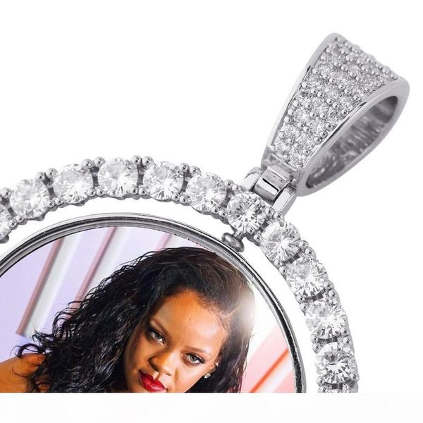new custom made p rotating double-sided medallions pendant necklace with 4mm tennis chain zircon men's hip hop jewelry gift, Silver
new custom made p rotating double-sided medallions pendant necklace with 4mm tennis chain zircon men's hip hop jewelry gift, Silver
