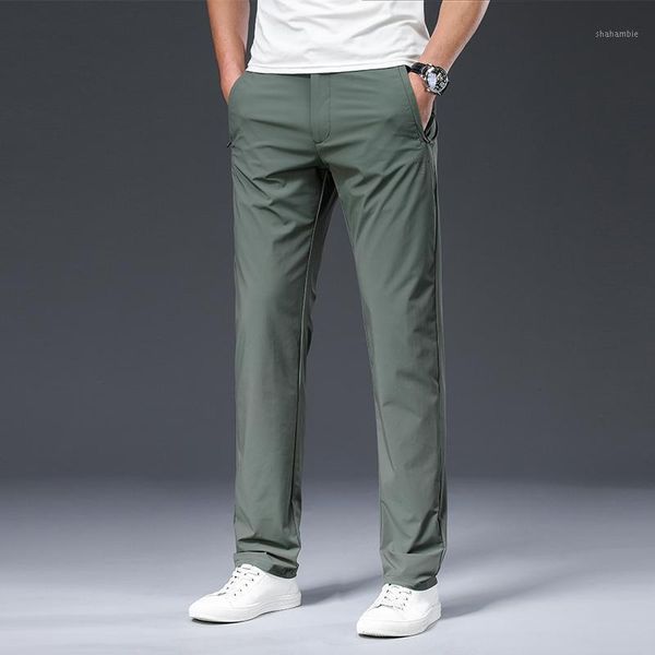 2020 male trousers summer new nylon solid color straight mid loose full length smart casual pants work pants1, Black
2020 male trousers summer new nylon solid color straight mid loose full length smart casual pants work pants1, Black