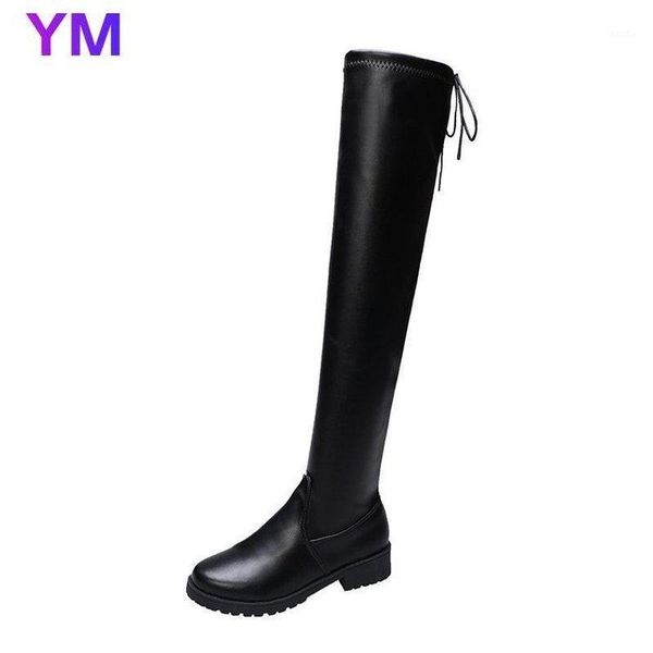 2020 fashion women boots pu over the knee boots lace up female autumn winter shoes thigh high woman punk motorcycle1, Black
2020 fashion women boots pu over the knee boots lace up female autumn winter shoes thigh high woman punk motorcycle1, Black