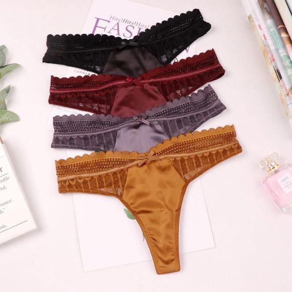 women's panties europe lace thong underwear sports thongs female lingerie lace satin breathable string cute briefs, Black;pink
women's panties europe lace thong underwear sports thongs female lingerie lace satin breathable string cute briefs, Black;pink