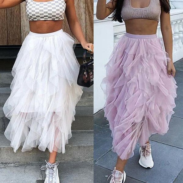 fashion womens girls mesh long maxi boho high waist ruffles skirt summer tulle beach holdiay party skirts, Black
fashion womens girls mesh long maxi boho high waist ruffles skirt summer tulle beach holdiay party skirts, Black