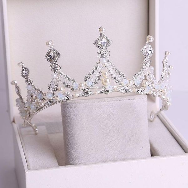 bridal headdress korean crystal fairy 18 crown hair wedding dress accessories, Silver
bridal headdress korean crystal fairy 18 crown hair wedding dress accessories, Silver