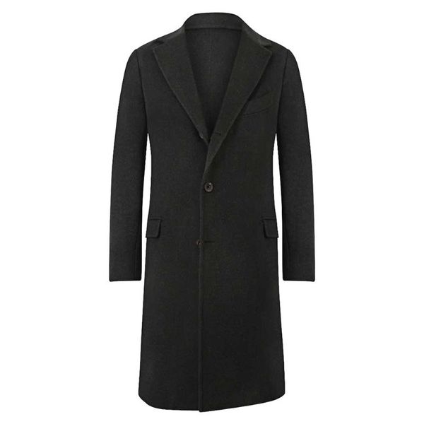 winter woolen overcoat navy blue men's solid thick enaland style belt loose warm long-length trench coat male jacket 2021 new, Black
winter woolen overcoat navy blue men's solid thick enaland style belt loose warm long-length trench coat male jacket 2021 new, Black