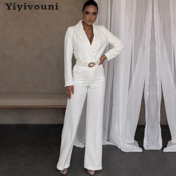 women's two piece pants yiyiyouni office lady blazer and suits formal 2 set women spring long sleeve jacket, White
women's two piece pants yiyiyouni office lady blazer and suits formal 2 set women spring long sleeve jacket, White