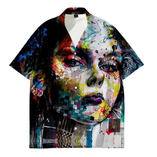 camisa hombre 2020 3d print button shirt men short sleeve streetwear hawaiian shirt man summer hip hop male aesthetics, White;black
camisa hombre 2020 3d print button shirt men short sleeve streetwear hawaiian shirt man summer hip hop male aesthetics, White;black