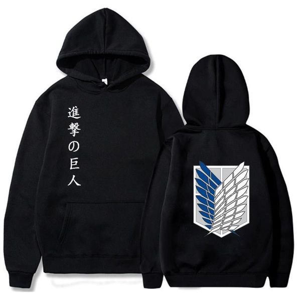 2021 japanese anime graphic hoodies men kawaii attack on titan harajuku sweatshirt pullover streetwear clothes, Black
2021 japanese anime graphic hoodies men kawaii attack on titan harajuku sweatshirt pullover streetwear clothes, Black