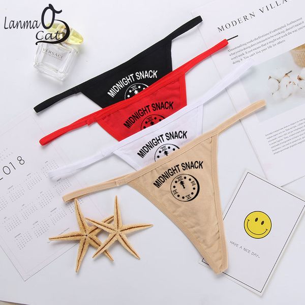 4 pcs /lots cotton t back g string panties lingerie printed women underwear funny t back underwear plus size 201112, Black;pink
4 pcs /lots cotton t back g string panties lingerie printed women underwear funny t back underwear plus size 201112, Black;pink