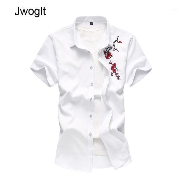 45kg-120kg summer fashion men's casual shirts plum flower embroidery short sleeve hawaiian shirt 5xl 6xl 7xl1, White;black
45kg-120kg summer fashion men's casual shirts plum flower embroidery short sleeve hawaiian shirt 5xl 6xl 7xl1, White;black