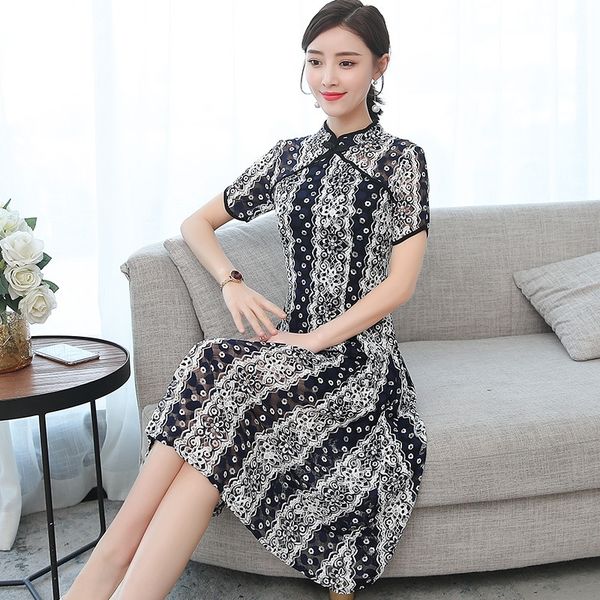 gpjt1 2020 summer new women's with chinese style and closing waist thin dress improved dresstemperament dresscheongsam cheongsam dress, Black;gray
gpjt1 2020 summer new women's with chinese style and closing waist thin dress improved dresstemperament dresscheongsam cheongsam dress, Black;gray