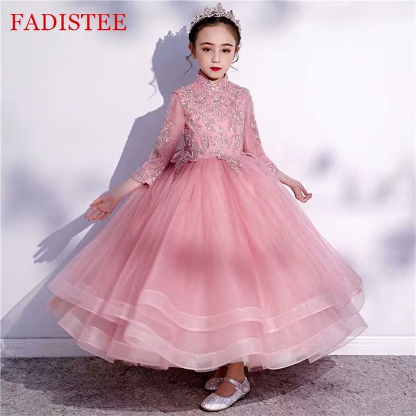 fadistee girl dress flower girl dresses lace baby girl infant dress kids formal wear girls dress floor-length tulle three quarter sleeve, White;blue
fadistee girl dress flower girl dresses lace baby girl infant dress kids formal wear girls dress floor-length tulle three quarter sleeve, White;blue